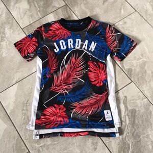 JORDAN Big Kid’s ASAHD KHALED JUMPMAN Tropical Print Jersey | L